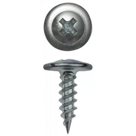 Саморезы ЗУБР с прессшайбой по листовому металлу до 0,9мм, PH2, 4,2х19мм, ТФ7, 60шт 4-300197-42-019 купить в Новом Уренгое