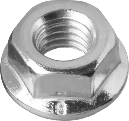 Гайка ЗУБР &quot;МАСТЕР&quot; DIN 6923 с фланцем, класс прочности 8, оцинкованная,  M6, 5кг 303630-06 купить в Новом Уренгое