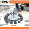 Щётка для дрели Вихрь плоская, крученая, 75 мм 73/1/3/47 купить в Новом Уренгое
