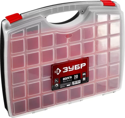 Органайзер &quot;ВОЛГА-20&quot; со съемными лотками, ЗУБР 38034-20 купить в Новом Уренгое
