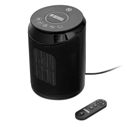 Тепловентилятор керамический Denzel DTFC-2000X, 2 кВт, wi-fi, пульт, динамик, вращение, 3 реж. 96426 купить в Новом Уренгое