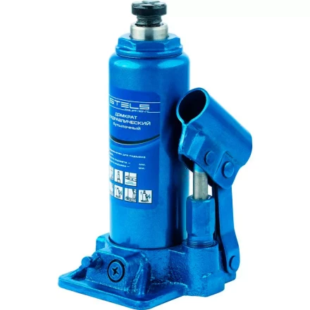 Домкрат гидравлический бутылочный телескопический 4 т h подъема 170–420 мм  STELS 51116 купить в Новом Уренгое