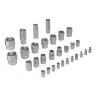 Набор инструментов Denzel 15803, 1/2", 1/4", CrV, S2, пластиковый кейс, 100 предметов купить в Новом Уренгое