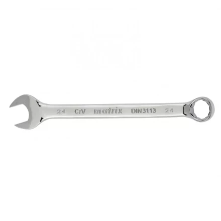 Ключ комбинированный Matrix 24 мм полированный хром 15169 купить в Новом Уренгое