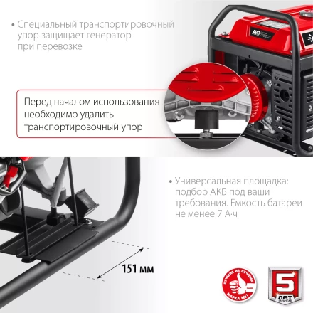 ЗУБР 2800 Вт, бензиновый генератор с электростартером (СБ-2800Е) купить в Новом Уренгое