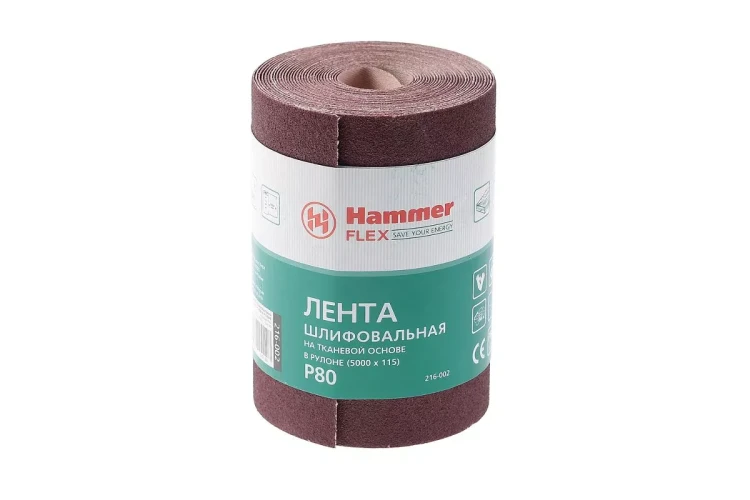 Лента шлифовальная в рулоне HAMMER Flex  216-002 купить в Новом Уренгое