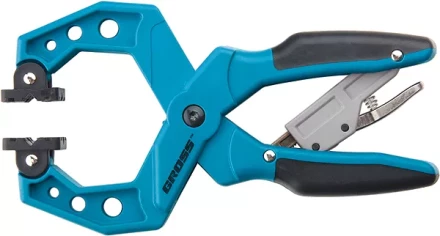 Струбцина клещеобразная, пластиковый корпус, храповый механизм жесткой фиксации, 4&quot;/100 мм GROSS 20805 купить в Новом Уренгое