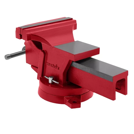 Тиски слесарные 200 мм поворотные с наковальней Matrix купить в Новом Уренгое