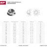 Гайка ЗУБР "МАСТЕР" DIN 6923 с фланцем, класс прочности 8, оцинкованная,  M8, 5кг 303630-08 купить в Новом Уренгое