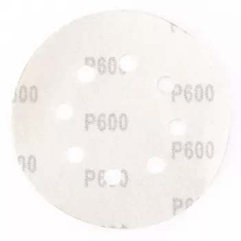 Круг абразивный на ворсовой подложке под липучку перфорированный P 600 125 мм 5 штук MATRIX 73817 купить в Новом Уренгое