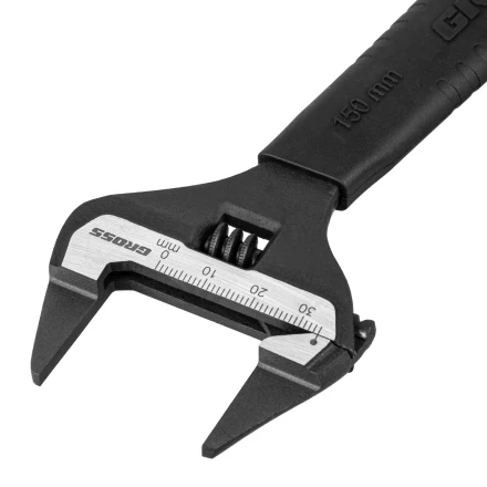 Ключ разводной, 150 мм Gross 15571, CrV, ультратонкие губки купить в Новом Уренгое