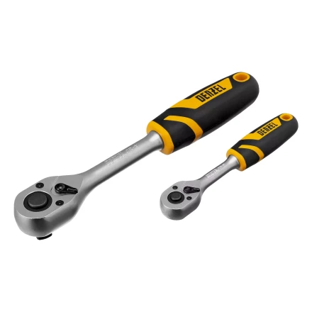 Набор инструментов Denzel 15804, 1/2&quot;, 1/4&quot;, CrV, S2, пластиковый кейс, 122 предмета купить в Новом Уренгое