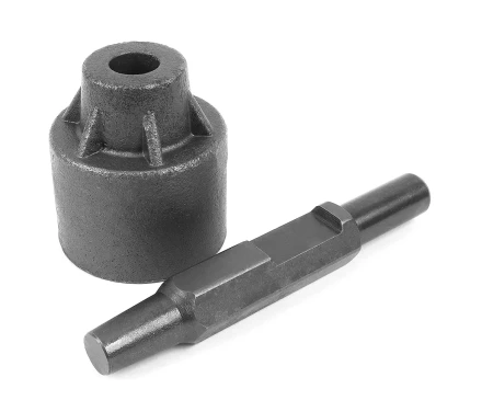 Насадка для отбойного молотка MESSER для забивания труб. Диаметр 80 мм.  НЕХ-30 купить в Новом Уренгое