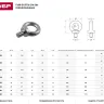 Рым-болт ЗУБР "ПРОФЕССИОНАЛ" DIN 580, оцинкованный, М8, 25 шт 4-304315-08 купить в Новом Уренгое