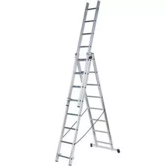 Лестница алюминиевая трёхсекционная ЛА 3х7 Вихрь купить в Новом Уренгое