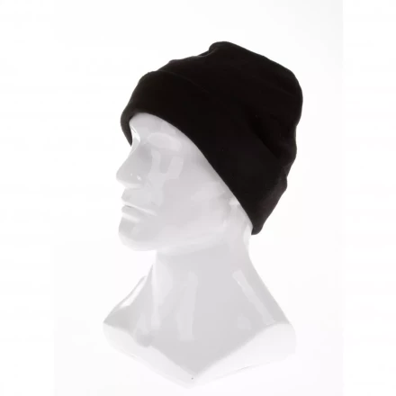 Шапка с отворотом из флиса для взрослых размер 56-57 черная Россия Сибртех 68822 купить в Новом Уренгое