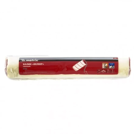 Валик сменный &quot;Велюр&quot; 250 мм ворс 4 мм D 40 мм D ручки 6 мм шерсть Matrix 80899 купить в Новом Уренгое