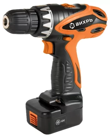 Дрель-шуруповерт аккумуляторная ВИХРЬ ДА-12-1 купить в Новом Уренгое