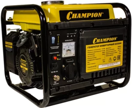 Бензогенератор инверторный CHAMPION IGG1200 купить в Новом Уренгое