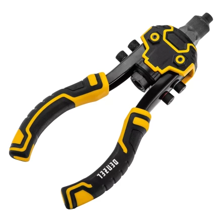 Заклепочник двуручный, заклепки 2,4-3,2-4,0-4,8-6,4 мм Denzel 40500 купить в Новом Уренгое