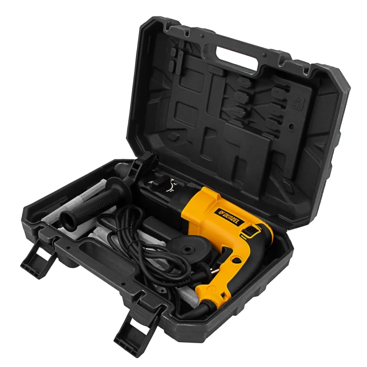 Перфоратор электрический RHH-800-26  SDS-plus 800 Вт 3 Дж  3 плюс 1 режим Denzel 26607 купить в Новом Уренгое