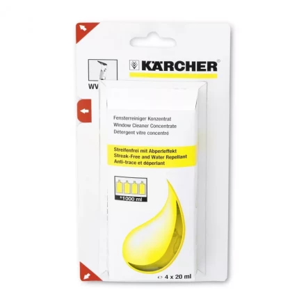 Концентрат для мойки окон, 4х20 мл KARCHER купить в Новом Уренгое