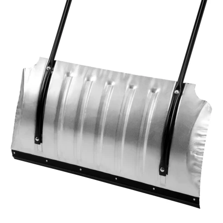 Движок для уборки снега оцинкованный Сибртех 61698, 735x385x1120 мм, стальная рукоятка, Россия купить в Новом Уренгое