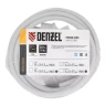 Шнур сетевой Denzel Energy Series, ПВС, 3 м, 2 x 1,5 мм, с неразборной вилкой, белый, 3 м, 37672 купить в Новом Уренгое