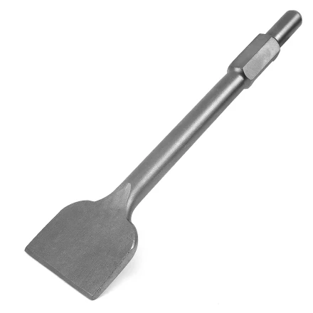 Зубило широкое MESSER 100х395х30 для отбойного молотка, 100мм, НЕХ-30 купить в Новом Уренгое