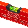 Уровень коробчатый усиленный MIRAX, фрезерованная поверхность, утолщенный профиль, 3 противоударных ампулы (1 поворотная на 360 град), с ручками, 60 см 34603-060 купить в Новом Уренгое