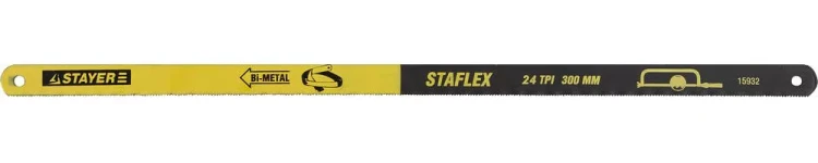 Полотно STAYER "PROFI" "STAYER-FLEX" по металлу, биметаллическое, 24TPI, 300 мм, 10 шт 15932-S10 купить в Новом Уренгое