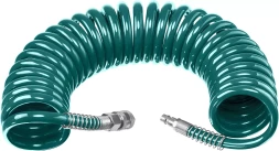 Воздушный спиральный шланг KRAFTOOL с фитингами рапид 8х12 мм 06590-10