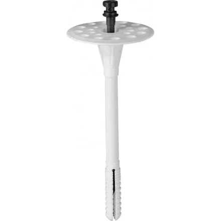 Дюбель ЗУБР для изоляционных материалов полипропиленовый, нейлоновый стержень, 10 x 200 мм, 200 шт 4-301505-10-200 купить в Новом Уренгое