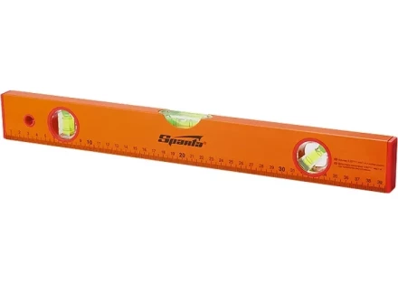 Уровень алюминиевый 400 мм 3 глазка желтый. линейка  SPARTA 330205 купить в Новом Уренгое