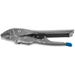 Зажим ЗУБР "ЭКСПЕРТ" ручной,саморегулирующиеся,автоматич захват "АВТОХВАТ",Cr-V,хромир покрытие,изогнутые губки,230мм 22452-23