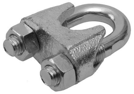 ЗУБР DIN 741, 5 мм, 2 шт, зажим троса, Профессионал (304416-05) купить в Новом Уренгое