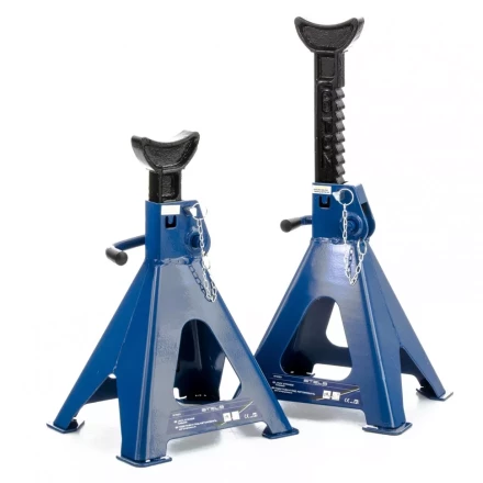 Подставки под автомобиль регулируемые 6т h 415-605 мм 2 штуки STELS 51633 купить в Новом Уренгое