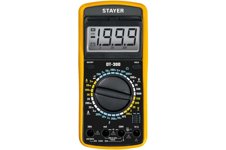 Цифровой мультиметр STAYER DT-300 (45321) купить в Новом Уренгое