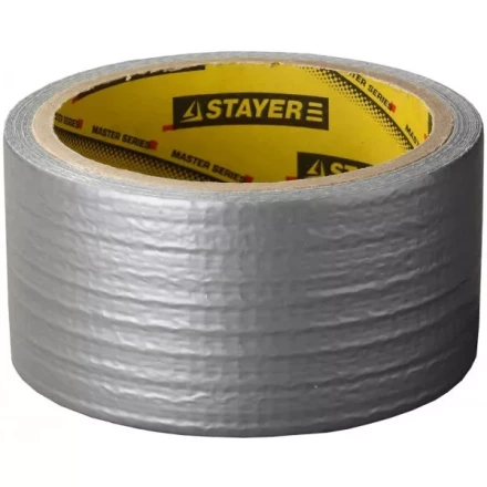 Армированная лента, STAYER 12080-50-10, универсальная, влагостойкая, 48мм х 10м, серебристая 12080-50-10 купить в Новом Уренгое