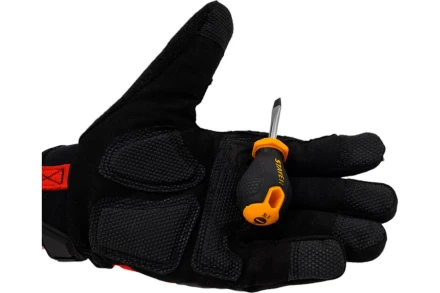 Отвертка STAYER "MASTER", двухкомпонентная рукоятка, магнитный наконечник, "STUBBY" ( бочка ), SL4,7x38мм 2509-38-4.7_z03 купить в Новом Уренгое