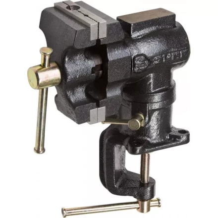 Тиски ЗУБР "МАСТЕР" настольные поворотные в 2-х плоскостях, с 2 зажимами, 63/37мм 32480 купить в Новом Уренгое