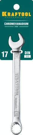 Ключи комбинированные KRAFTOOL, Cr-V, DIN 3113 27079-17 купить в Новом Уренгое