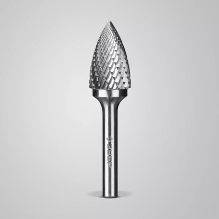 Зубр Твердосплавная борфреза G - парабола с острым углом, 16 х 25 мм (28806-16-25) купить в Новом Уренгое