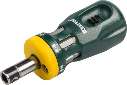 Набор KRAFTOOL Отвертка &quot;BIT LOCK&quot; реверсивная с битами, 12-в-1 26161-H13 купить в Новом Уренгое