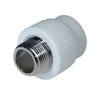 Муфта комб. PP-R НР 40мм х1 1/4 белая (10/50) 45283