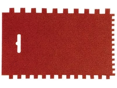 Шпатель пластмассовый малярный 170х115 мм зубчатый MATRIX 86006 купить в Новом Уренгое