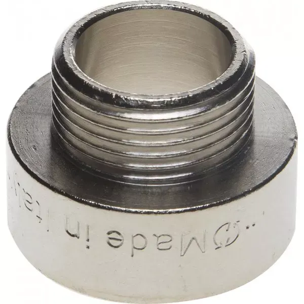 Переходник GENERAL FITTINGS удлиненный цилиндрический, никелированная латунь, 1" х 3/4" 51083-1-3/4 купить в Новом Уренгое