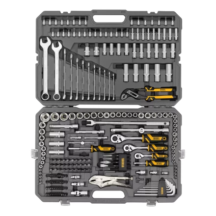 Набор инструментов Denzel 15808, 1/2&quot;, 3/8&quot;, 1/4&quot;, CrV, S2, пластиковый кейс, 232 предмета купить в Новом Уренгое