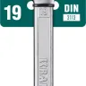 Ключи комбинированные KRAFTOOL, Cr-V, DIN 3113 27079-19 купить в Новом Уренгое