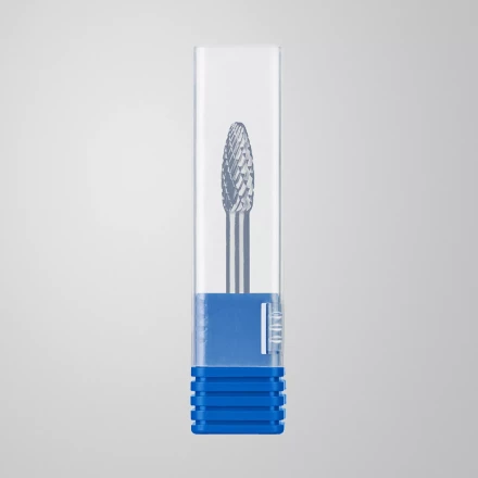 Зубр Твердосплавная борфреза H - пламя, 8 х 20 мм, радиус 1.5 мм (28807-8-20) купить в Новом Уренгое